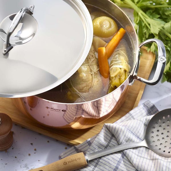 De Buyer Prima Matera Saucepot Copper/Steel 20 Cm Induction