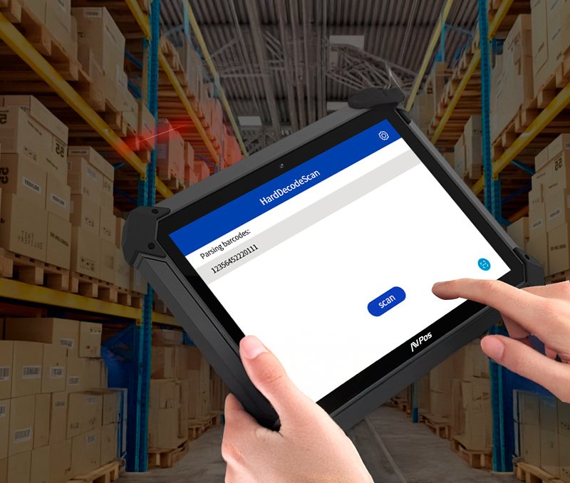 EAN 0729927498256 - AVPos AVP-RT1000 ordenador móvil de mano 25,6 cm (10.1") 1920 x 1200 Pixeles Pantalla táctil 1,03 kg Negr imagen 9