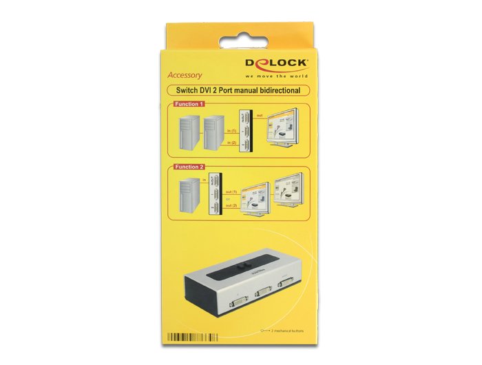 EAN 4043619876648 - DeLOCK 87664 interruptor de video DVI imagen 4