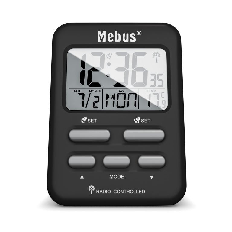 EAN 4007218257994 - Mebus 25799 despertador Reloj despertador digital Negro imagen 1