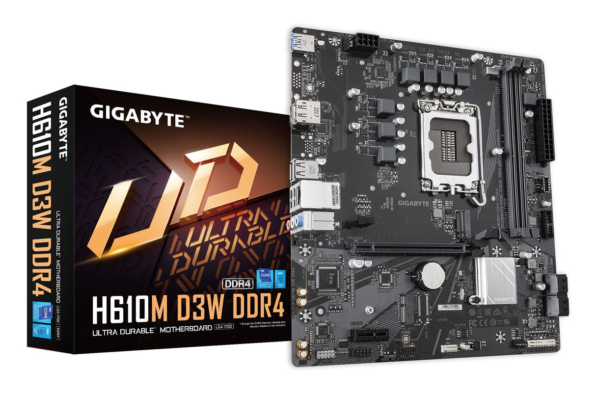 EAN 4719331865245 - GIGABYTE H610M D3W DDR4 placa base Intel H610 LGA 1700 micro ATX imagen 1