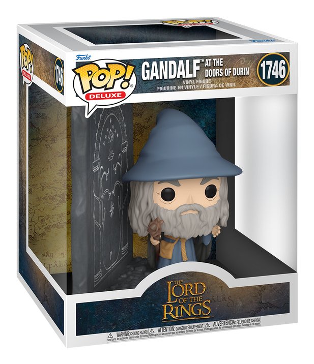 Funko Pop Deluxe El Señor De Los Anillos Gandalf Doors Of Durin
