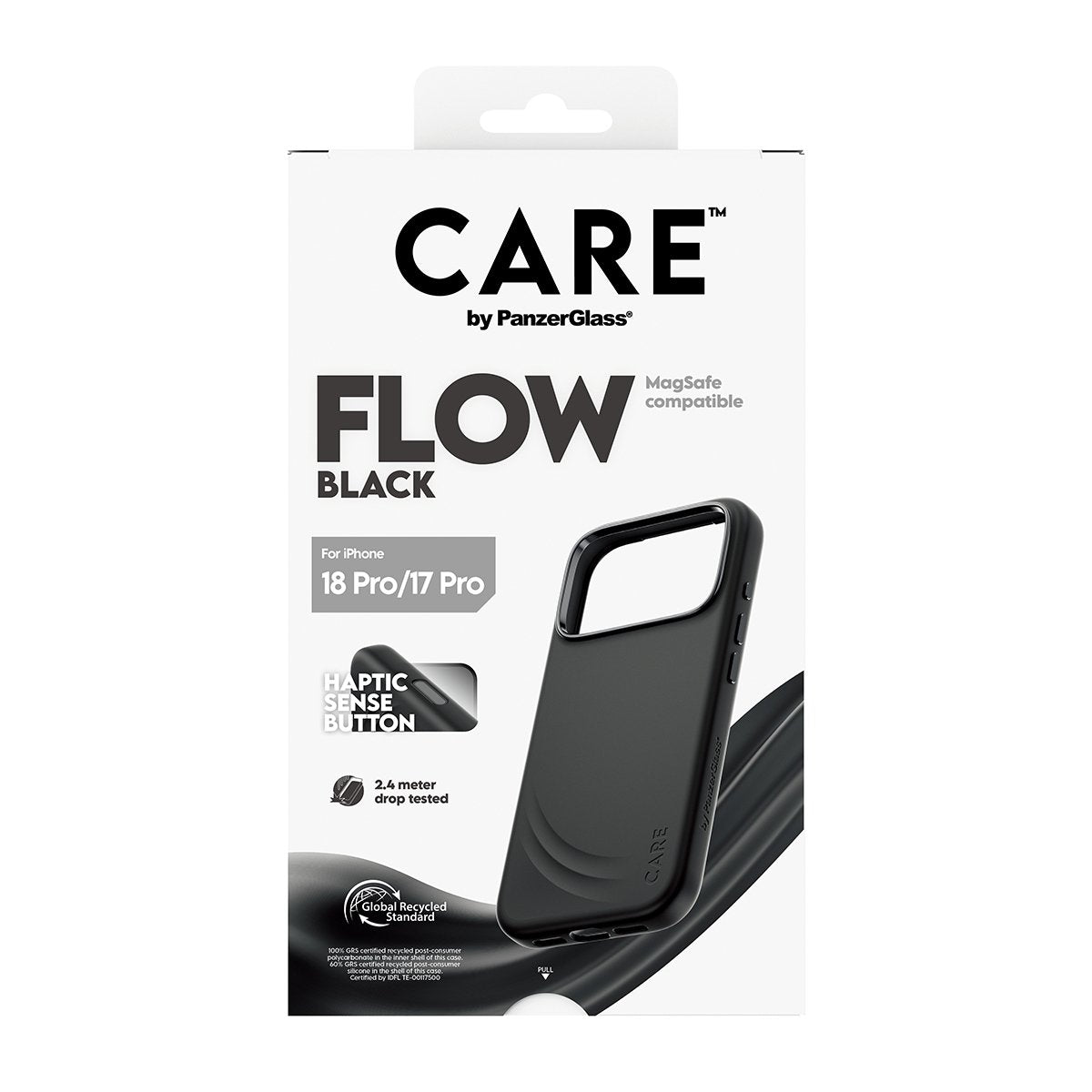 Care By Panzerglass Flow Case Negro M. Magsafe Iphone 17 Pro