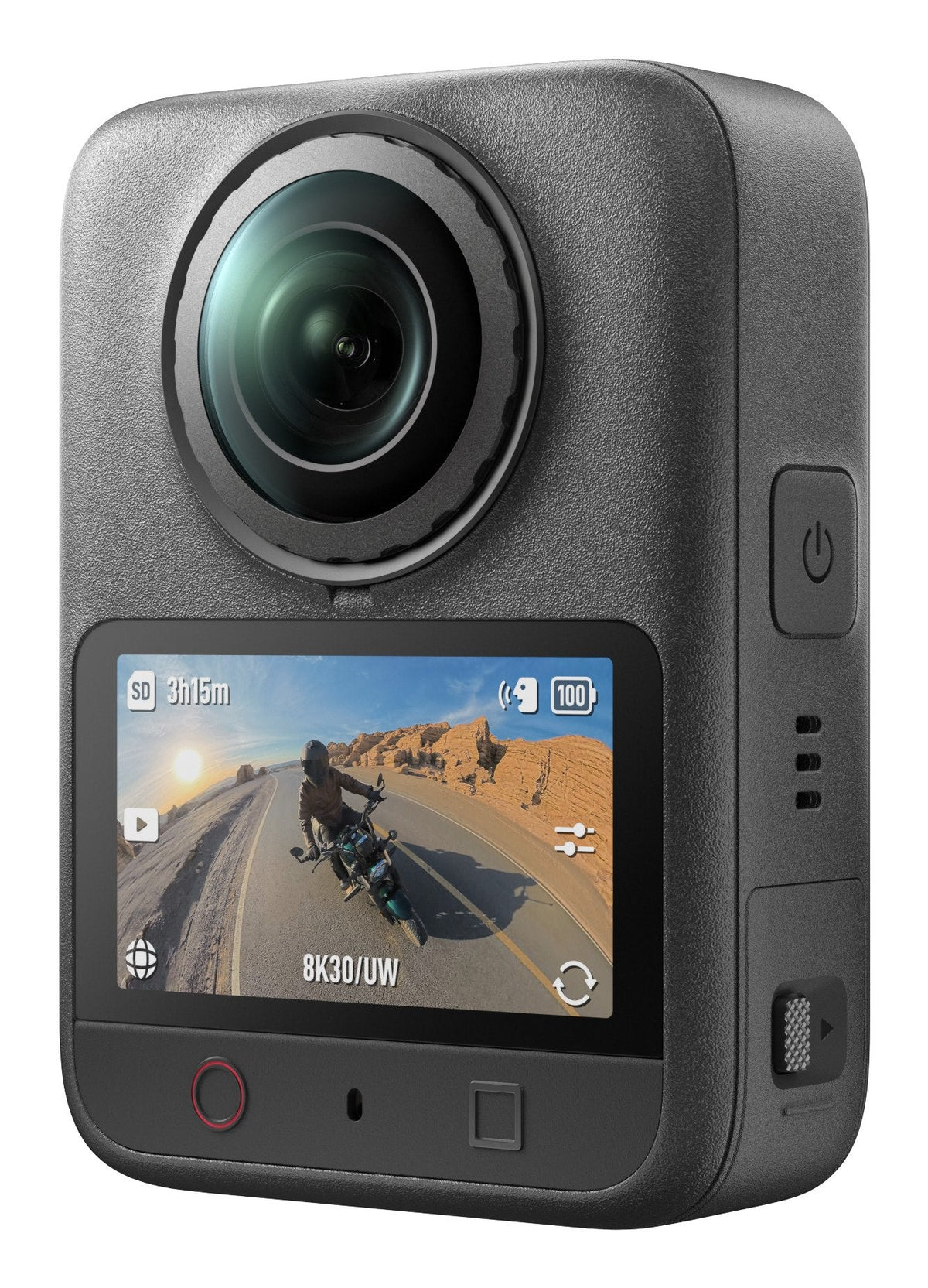 Cámara Deportiva Dji Osmo 360 Ii Adventure Combo 8k 60 Fps 100 Min Estabilización Electrónica Sensor Cmos Wifi Negro
