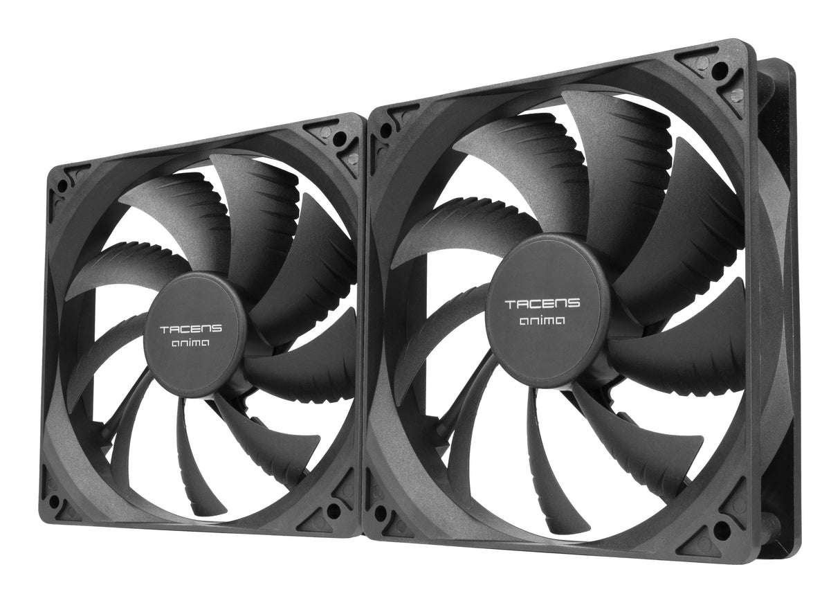 Ventilador Pc Interno Tacens Anima Af12x2 12x12 14db Fluxus Bearing Air-Guide Bajo Ruido Pack 2