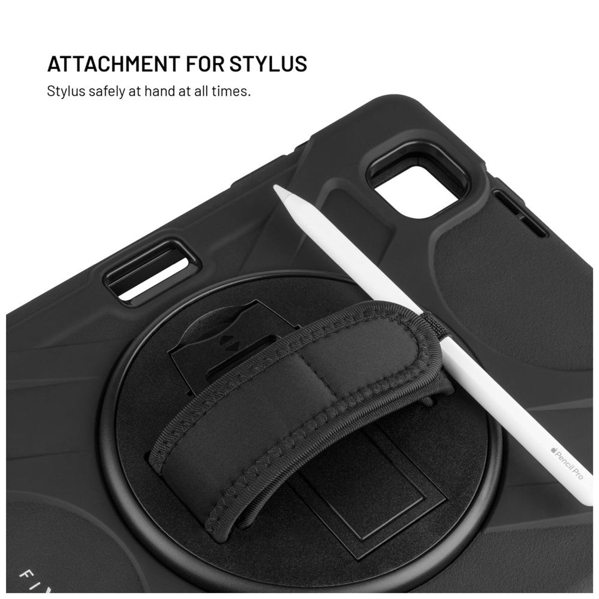Fixed Rugged Tab Case For Apple Ipad 10,9" 11", Black