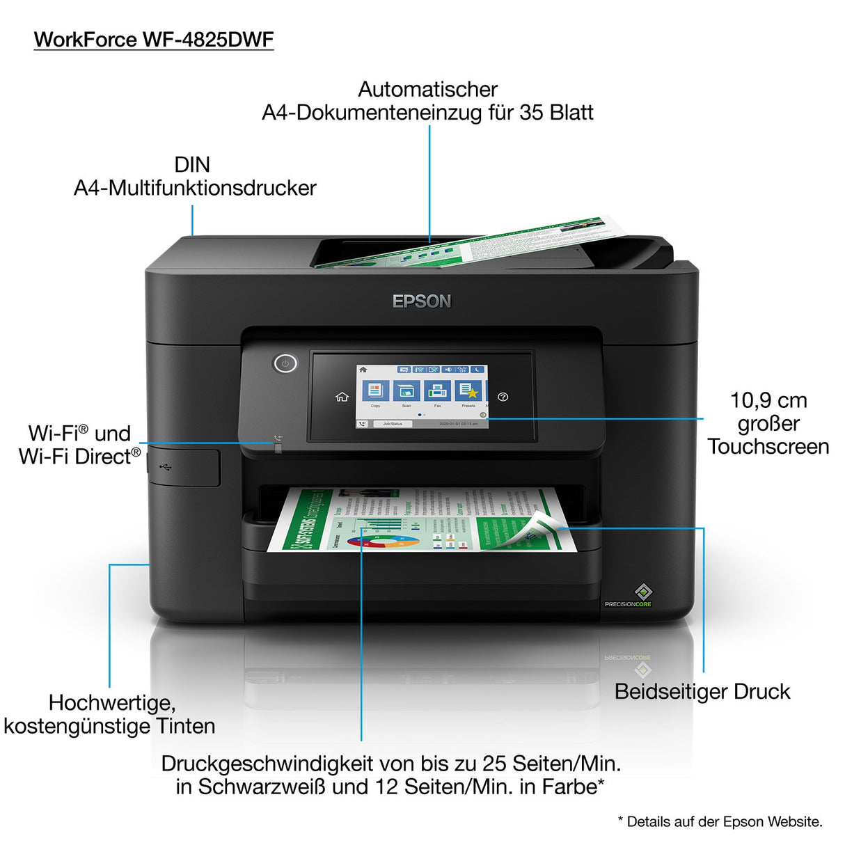 EAN 8715946679754 - Epson WorkForce Pro WF-4825DWF imagen 3