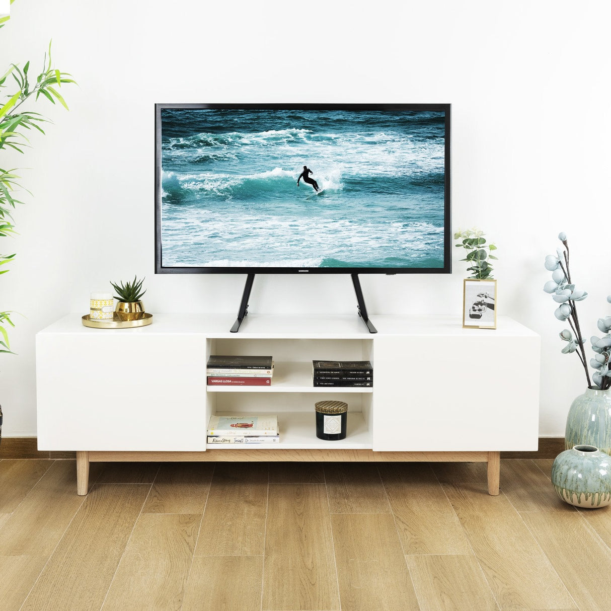 Soporte Mesa At-Imperial Pantalla Incl 32-70 Negro