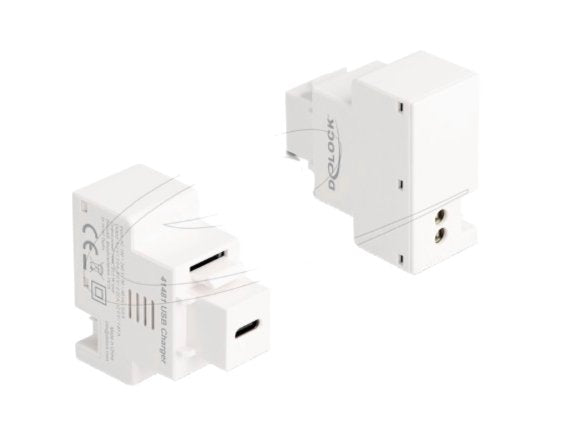Keystone Modul Mit Usb Type-C Ladebuchse Pd 20 W Weiss