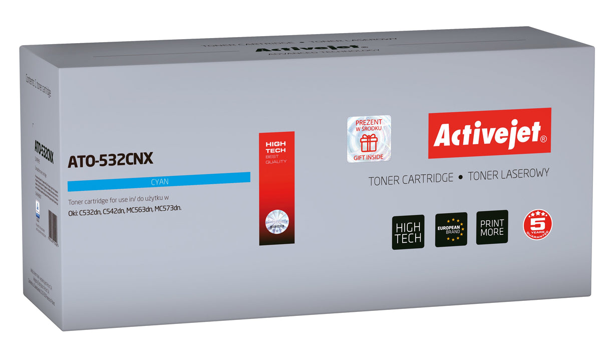 EAN 5901443115458 - Activejet ATO-532CNX cartucho de tóner 1 pieza(s) Compatible Cian imagen 1