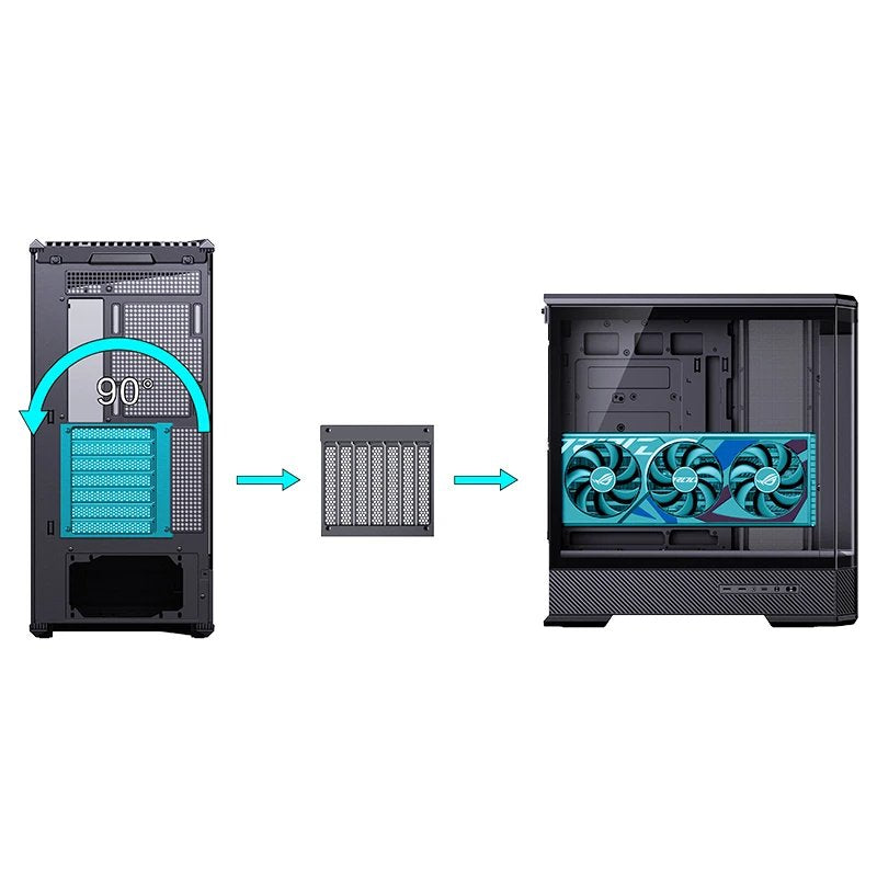 Jonsbo D400 Pc-Gehäuse, Midi Tower, Atx, Tempered Glass - Schwarz