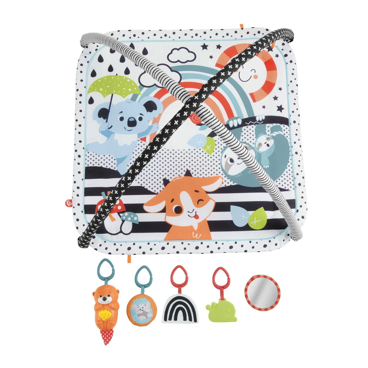 Manta De Juegos Fisher-Price Animal Lovers Contrast Play Mat Play