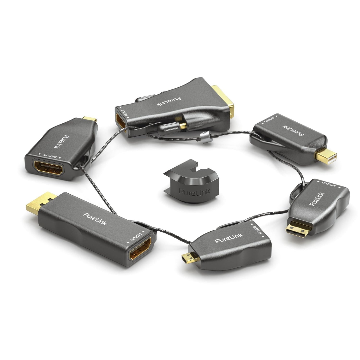 Purelink Multi Adaptador - 6x Hdmi - Minidp / Dp / Usb-C / Mini Hdmi / Micro Hdmi / Dvi