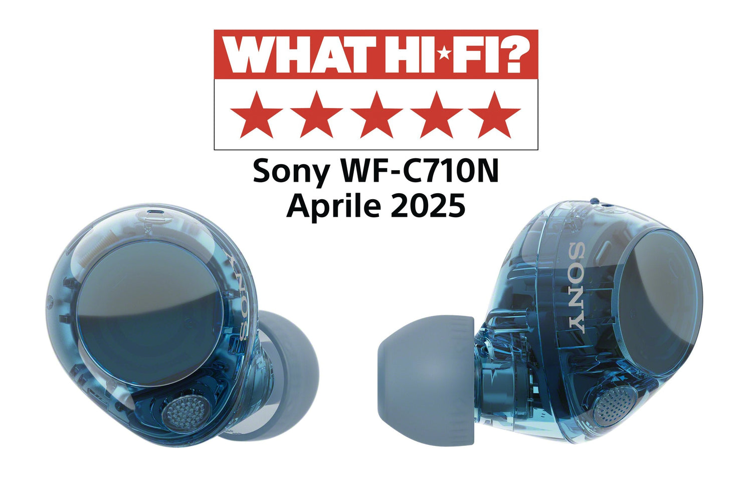 Auriculares Sony Wf-C710n Azul Cristal Inear True Wireless Con Noise Cancelling
