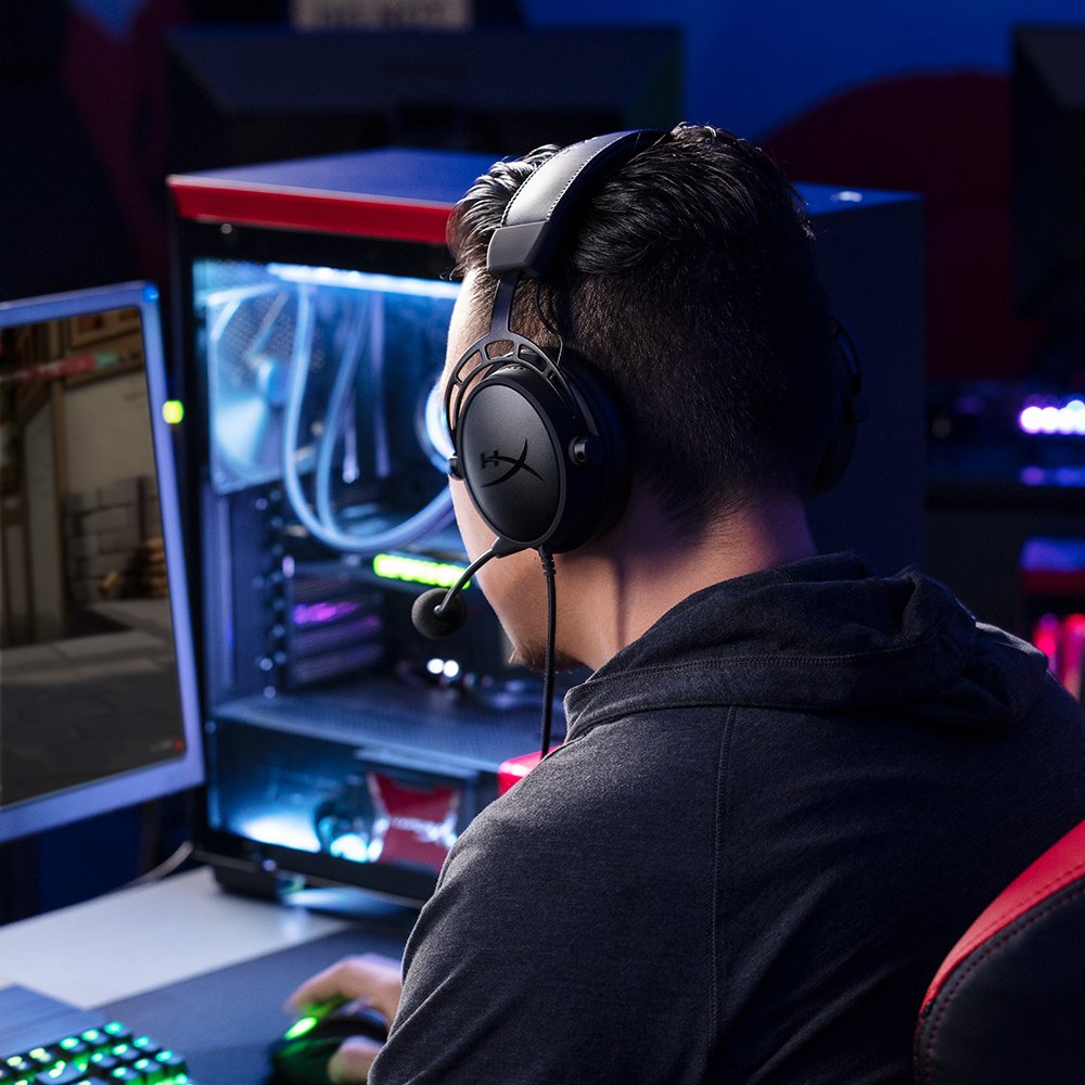 EAN 0196188046036 - HyperX Cloud Alpha Wireless RED GAM HEADSET Inalámbrico Diadema Juego Negro, Rojo imagen 7