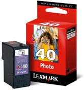 Original Lexmark Cartucho Inyeccion Tinta Foto Nº40 135 Fotos 10x15 Series Z/1520 Multifuncion X/4850/6570/9350/9570