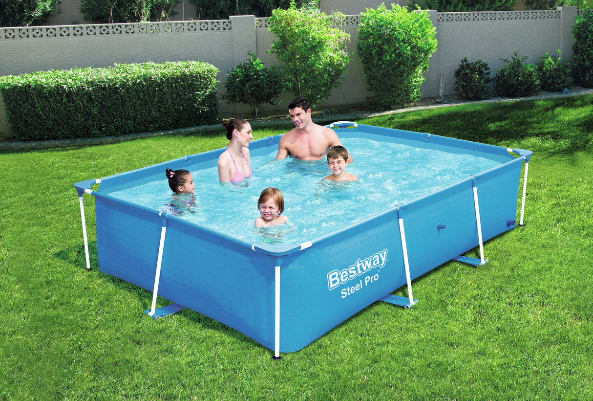 Bestway 56403 - Piscina Desmontable Tubular Infantil Steel Pro 259x170x61 Cm