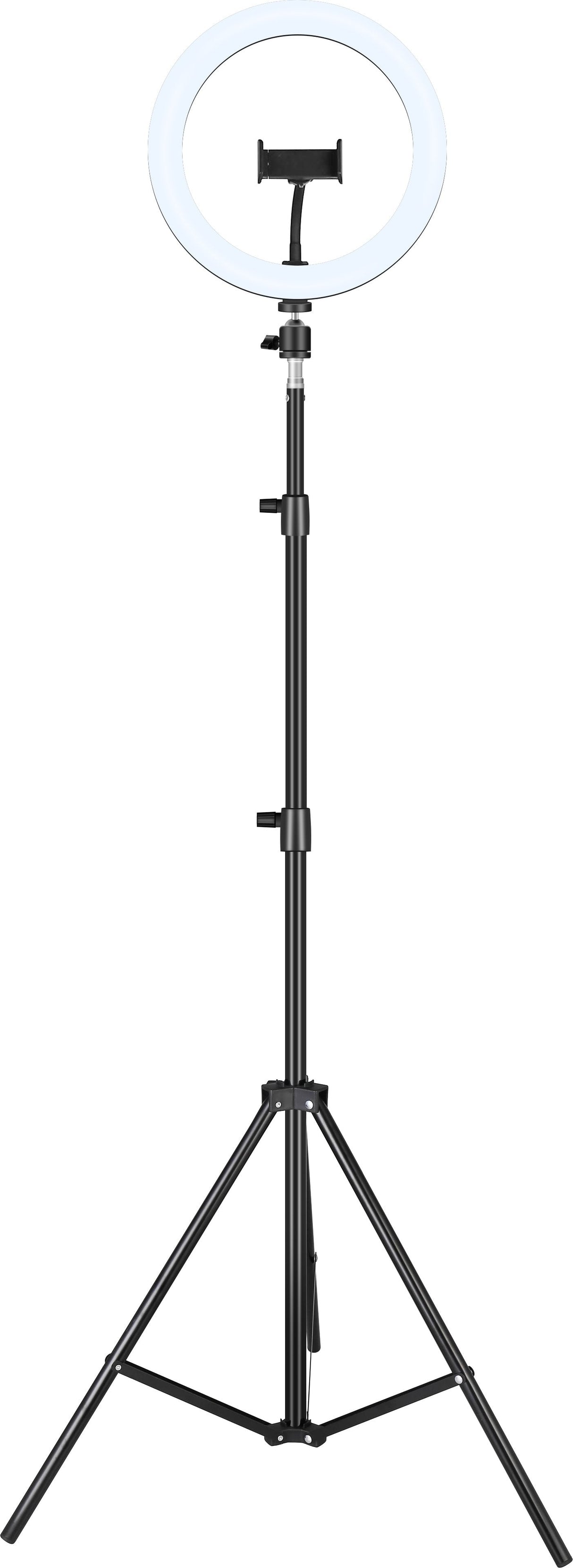 Iggual Kit Anillo Luz Led 10" + Trípode 200 Cm