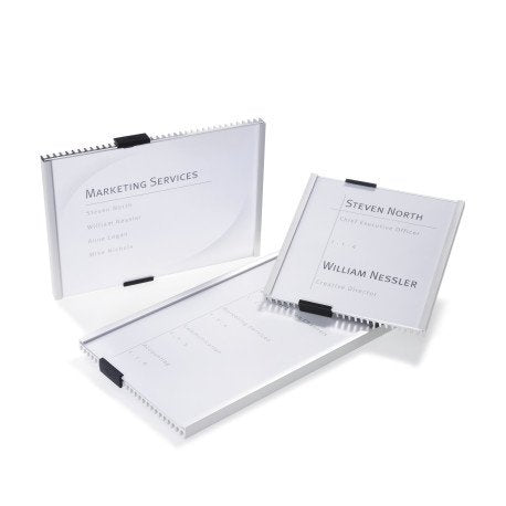 EAN 4005546400037 - Durable 480123 portacartel y stand de información Portacarteles Aluminio Plata imagen 2