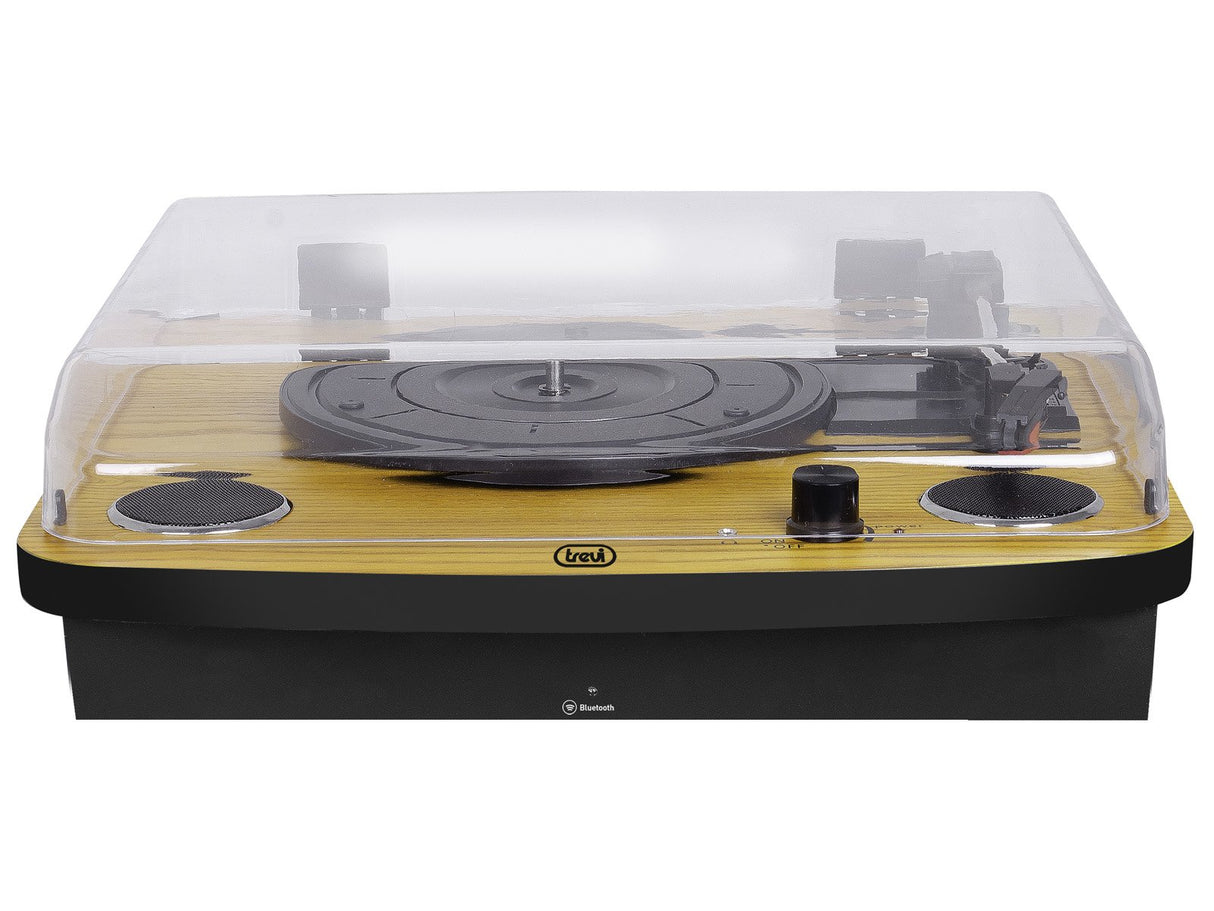 EAN 8011000027593 - Trevi TT 1022 BT Tocadiscos de tracción directa Negro, Madera imagen 2