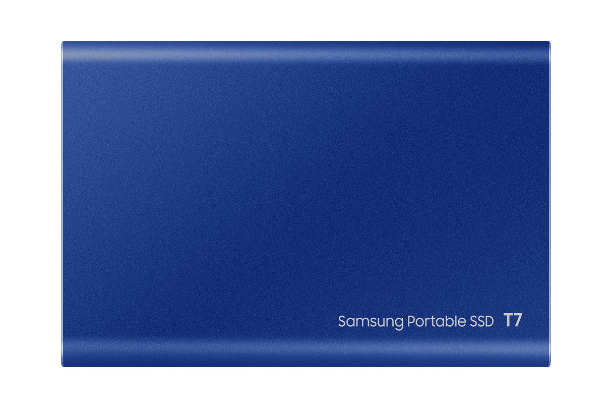 Disco Externo Ssd Samsung 500gb Portable T7 Usb3.2 Gen.2 Indigo Blue Extern Kit