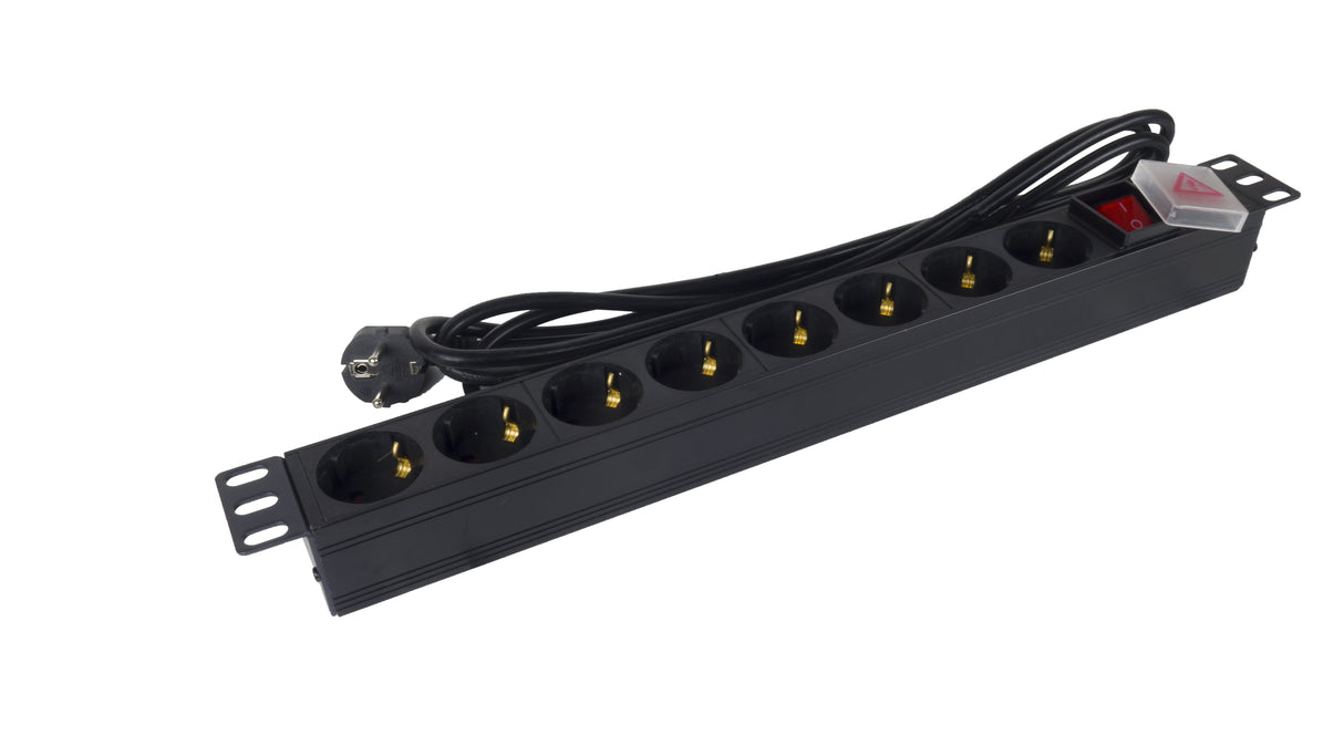 EAN 5605922051229 - Phasak BNS 1520 limitador de tensión Negro 8 salidas AC 250 V 2 m imagen 4