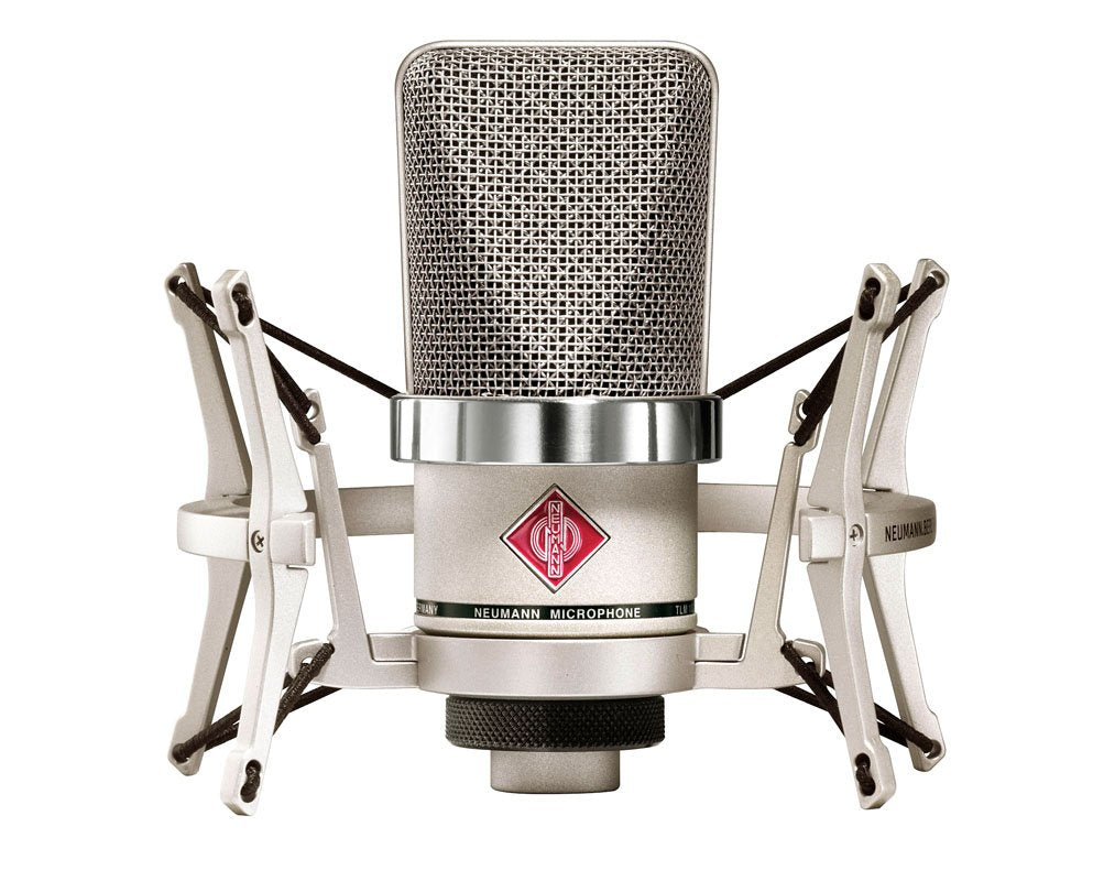 Neumann Tlm 102 Ni Studio Set - Mikrofon Pojemnosciowy, Wielkomembranowy Z Uchwytem Przeciwwstrzasowym, Nikiel