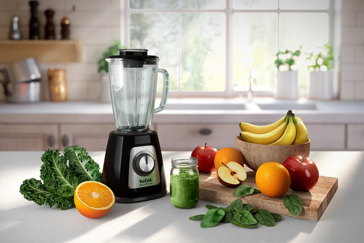 EAN 3016661152610 - Tefal BlendForce II BL4358 1,25 L Batidora de vaso 800 W Negro, Acero pulido imagen 4