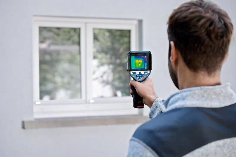 EAN 3165140975964 - Bosch GTC 600 C Noise equivalent temperature difference (NETD) IR Negro, Azul 256 x 192 Pixeles Pantalla imagen 6