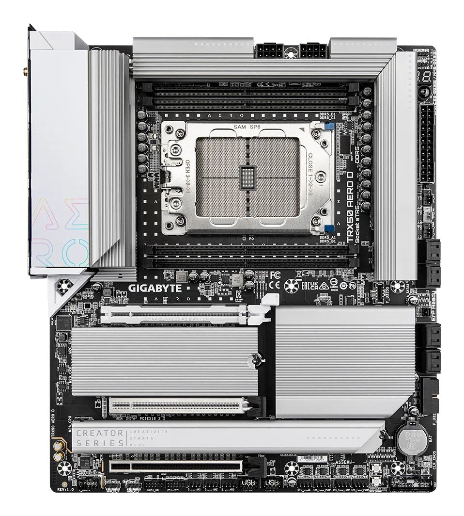 EAN 4719331859480 - GIGABYTE TRX50 AERO D placa base AMD TRX50 Socket sTR5 ATX extendida imagen 2