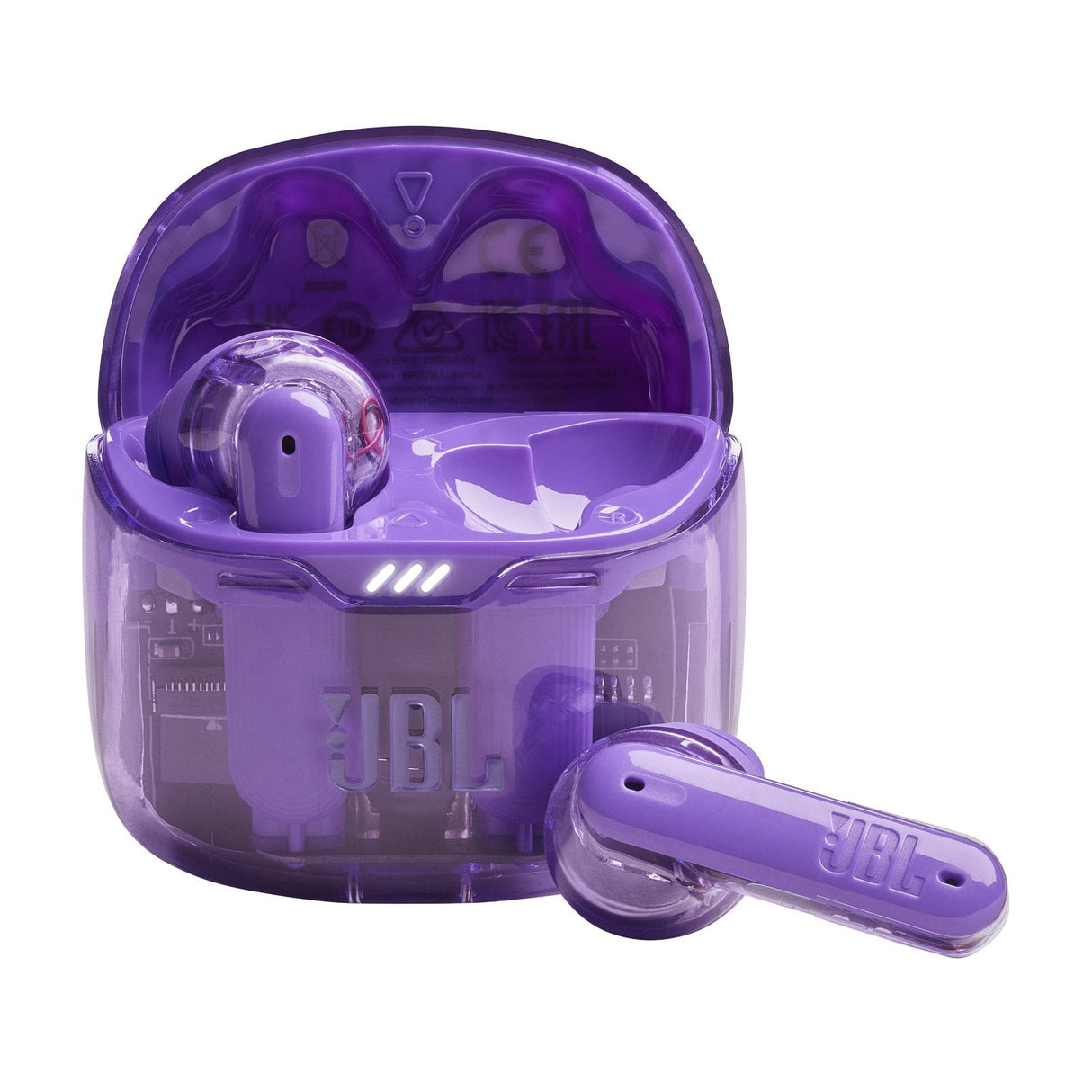 Auriculares Jbl Tune Flex Ghost Edition Púrpura Bluetooth