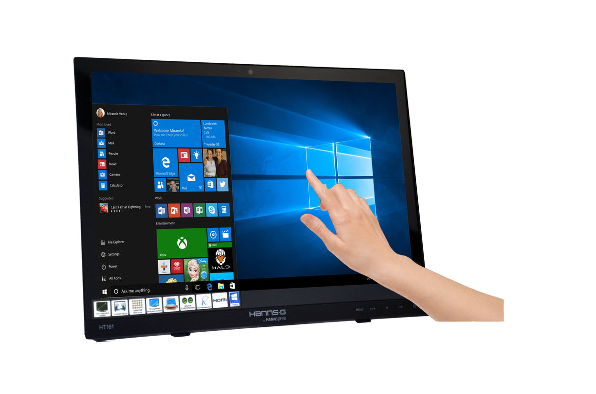 EAN 4711404021800 - Hannspree HT161HNB pantalla para PC 39,6 cm (15.6") 1366 x 768 Pixeles HD LED Pantalla táctil Mesa Negro imagen 13