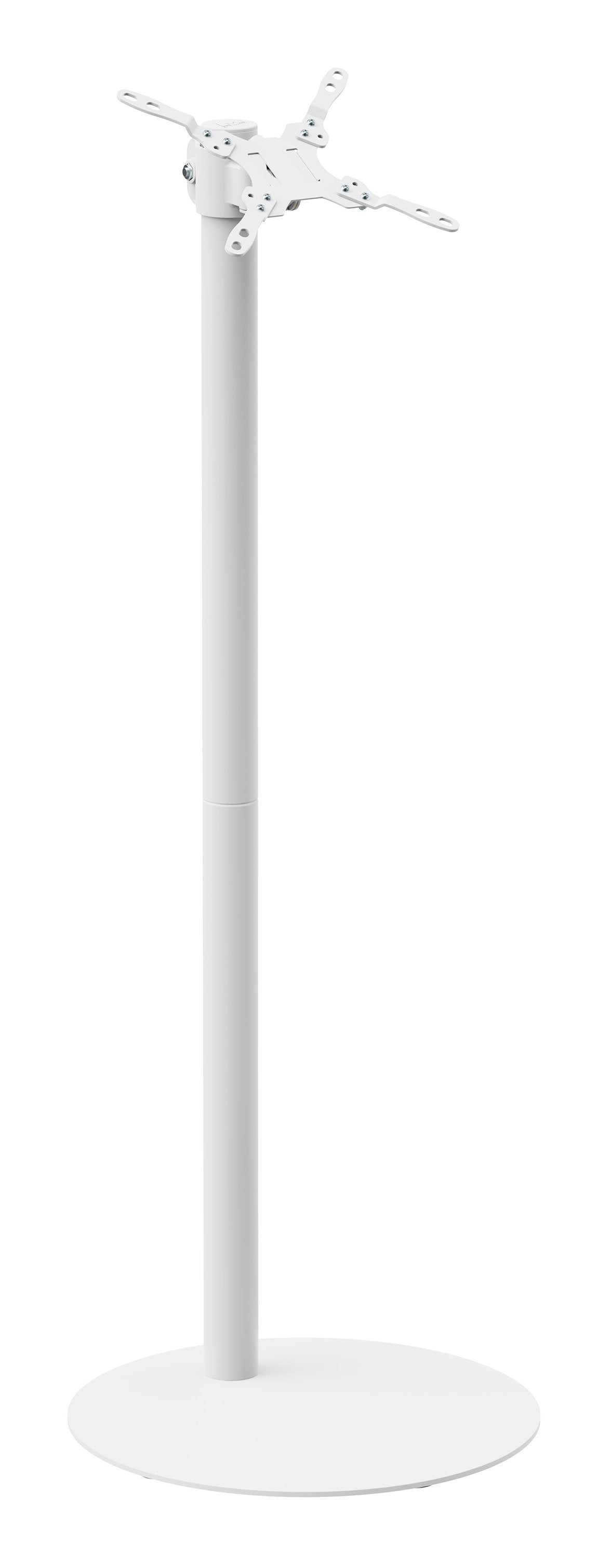 M Pro Series - Single Pole Floorbase 2 White