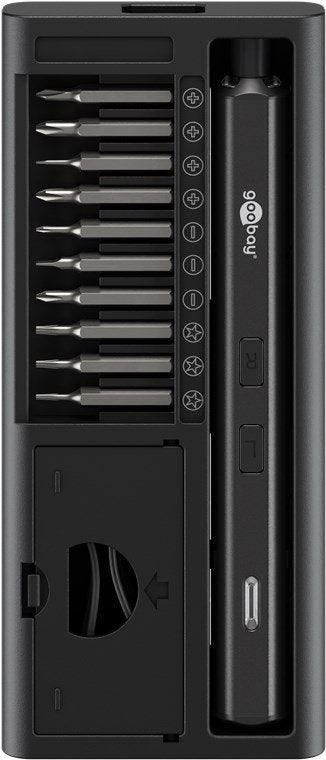 Goobay 77838 Destornillador Eléctrico Y Llave De Impacto Negro