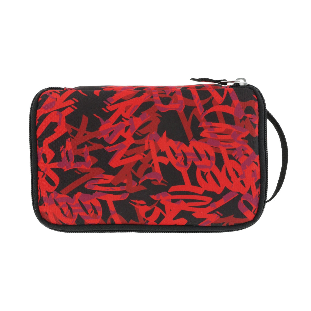 Herlitz 2 Go Graffiti Estuche Suave Poliéster Negro, Rojo