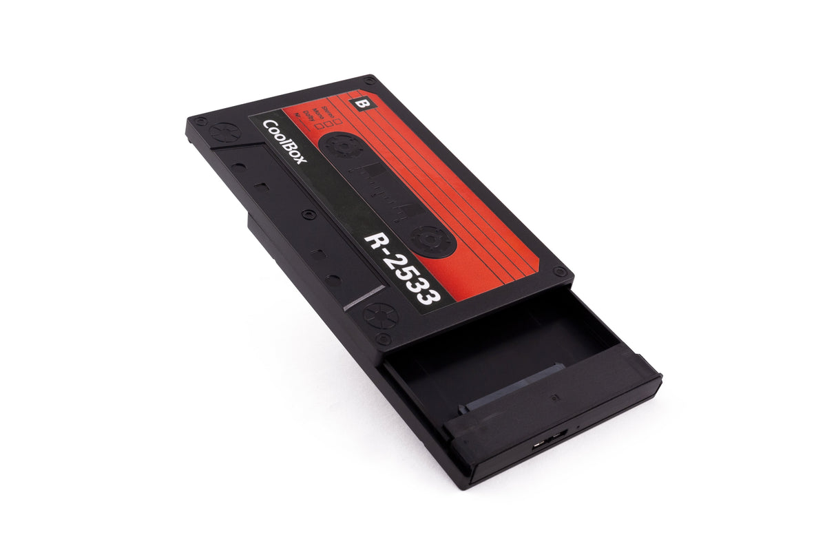 EAN 8436556142048 - CoolBox SlimChase R-2533 Carcasa de disco duro/SSD Negro, Rojo 2.5" imagen 4