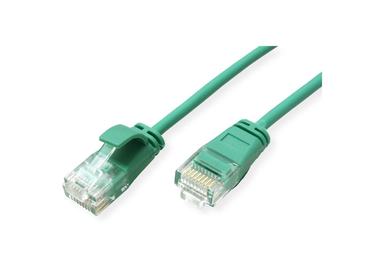 Roline Verde Utp Cable De Red Cat.6a (Class Ea), Lsoh, Slim, Grn, 0,15 M