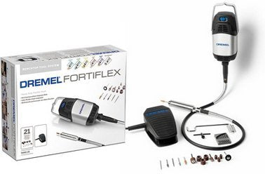 Dremel Fortiflex 9100-21, Herramienta Multifuncional Negra/Plata, 300 Vatios F0139100ja