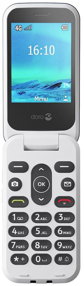 Doro 2820 4g, Grosstastenhandy, Aal (Ohne Netztei)