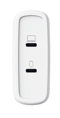 Cargador De Pared Gan Trust Maxo 100w 2xusb Tipo-C Incluye Cable Usb Tipo-C 100w