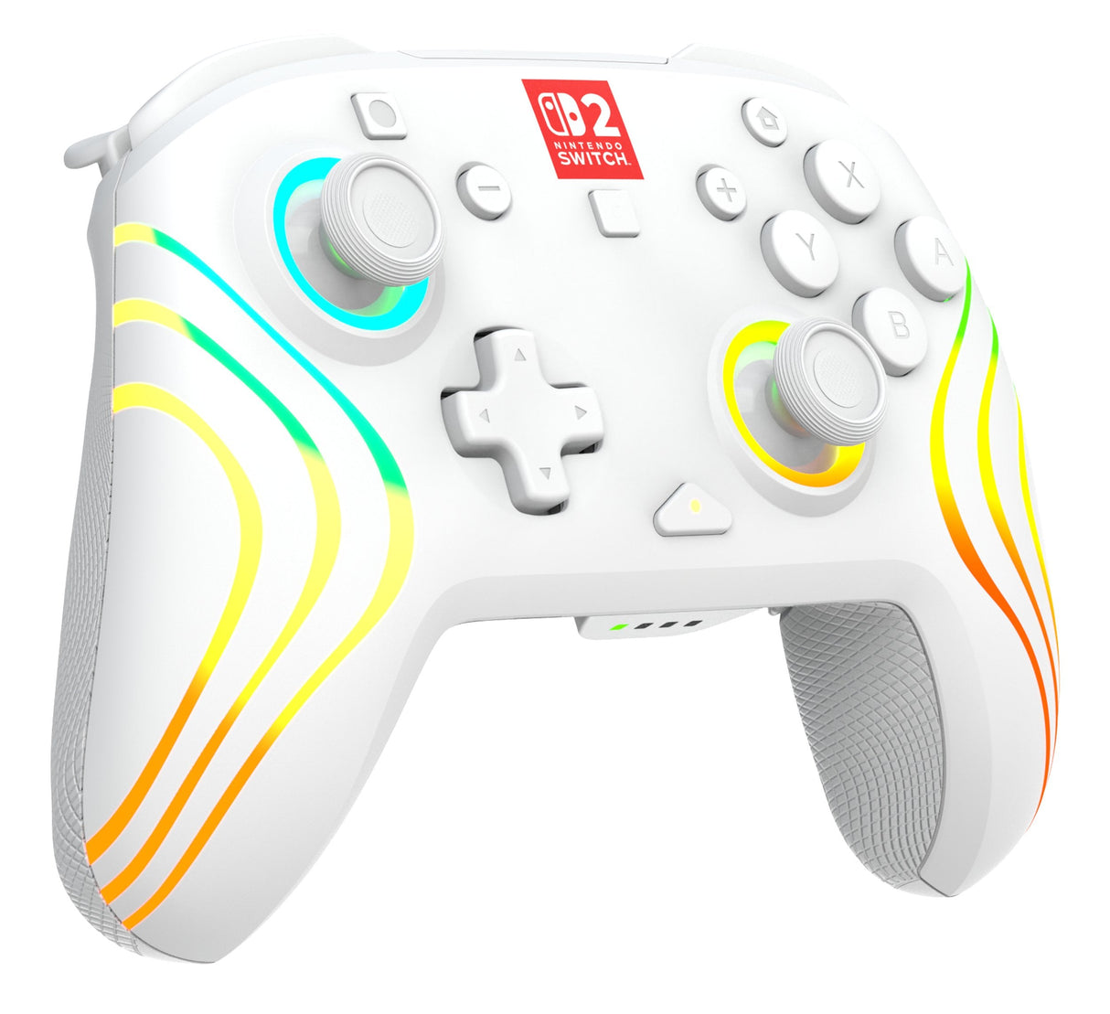 Turtle Beach Afterglow Blanco Mando De Juego Rgb Inalámbrico Para Nintendo Switch 2