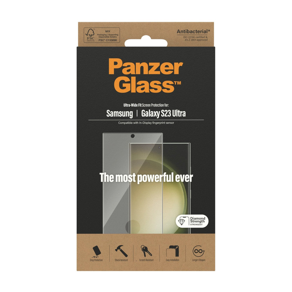 Panzerglass Ultra Wide Fit Protector De Pantalla Samsung - Galaxy S23 Ultra