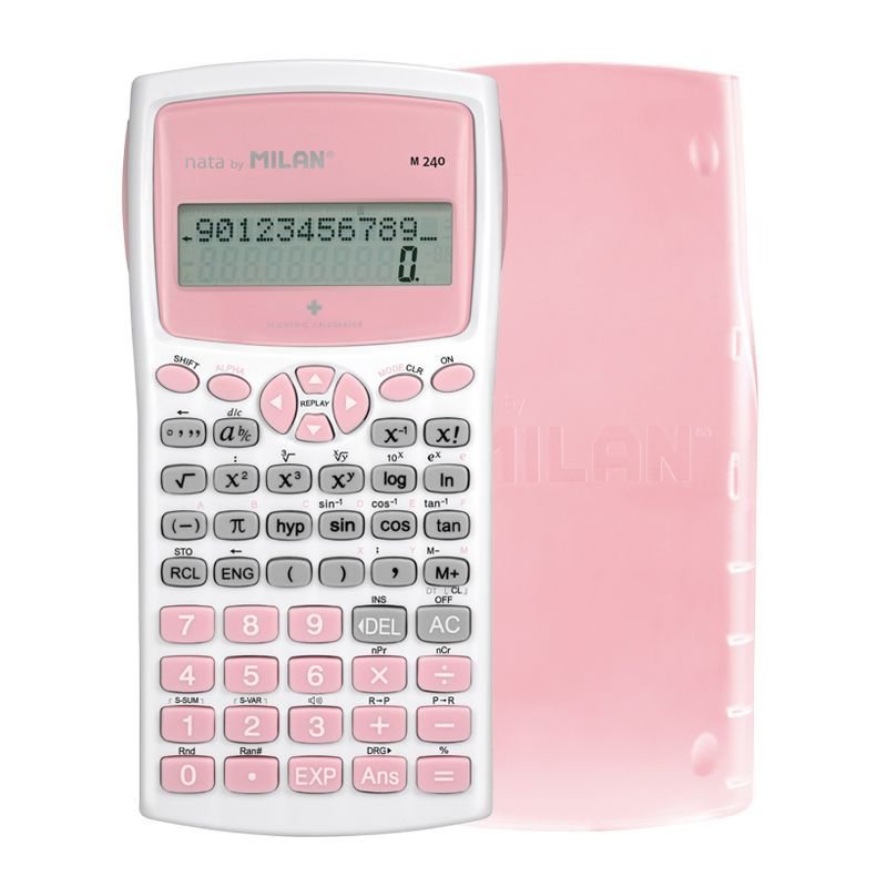 Calculadora Científica Milan M240 Rosa