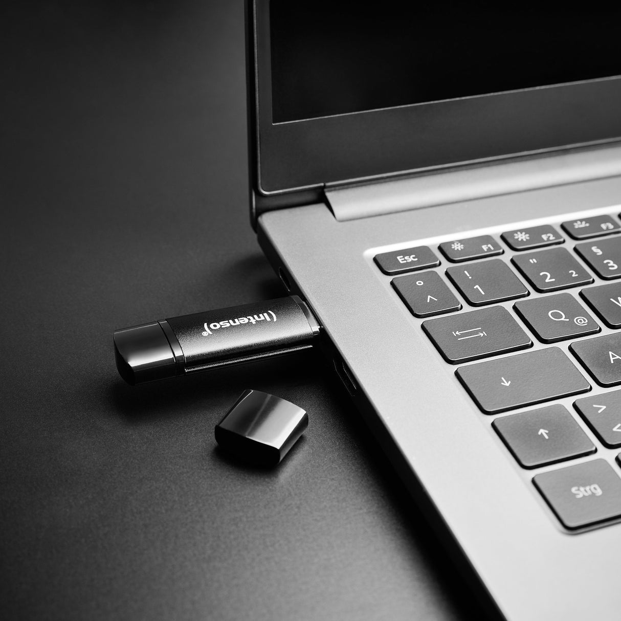 Intenso Usb Mick Flex Line 64gb Usb 3.2 Gen 1x1 Negro