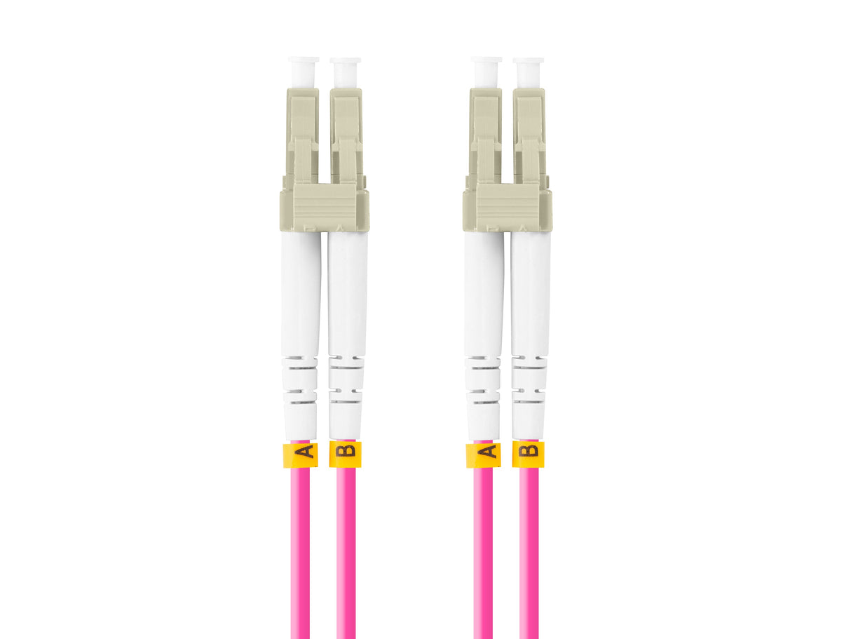 EAN 5901969433401 - Lanberg FO-LULU-MD41-0100-VT Cable de fibra óptica e InfiniBand 10 m LC imagen 1