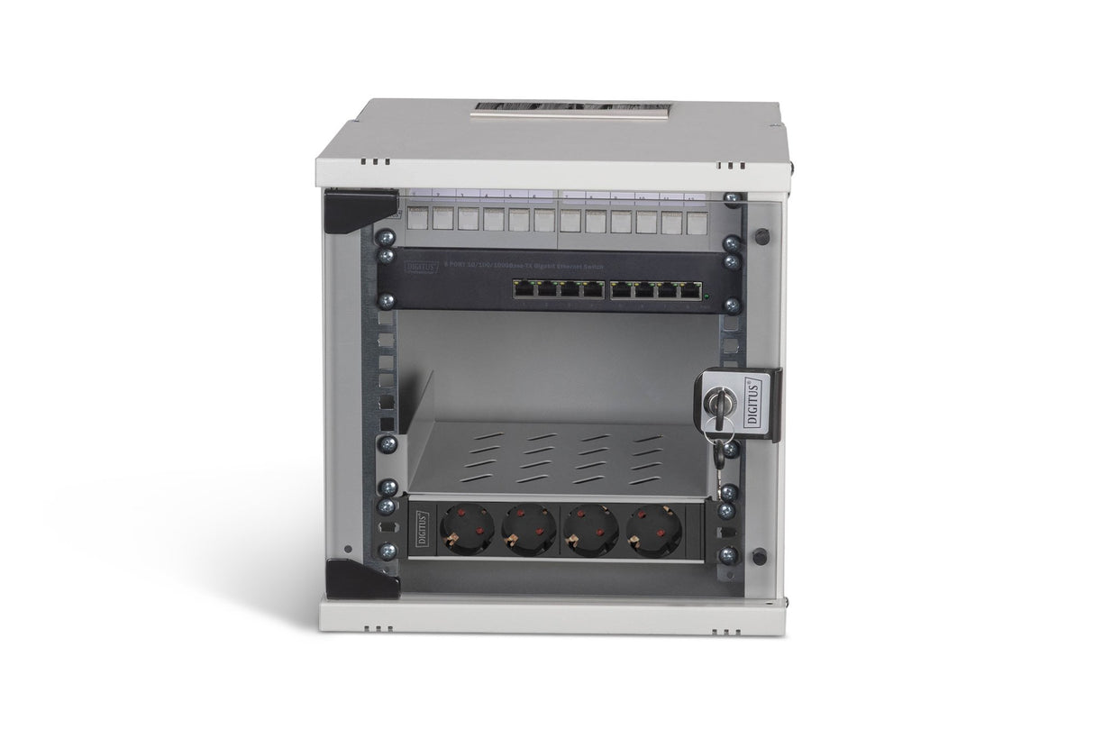 EAN 4016032499404 - Digitus DN-49100-SET armario rack Bastidor de pared Gris imagen 3