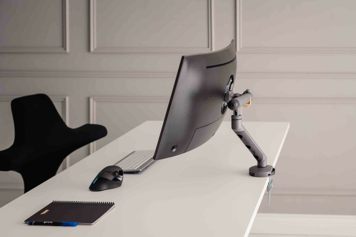 Bakkerelkhuizen Monitorarm Be Flexible Single Dunkelgris Retail