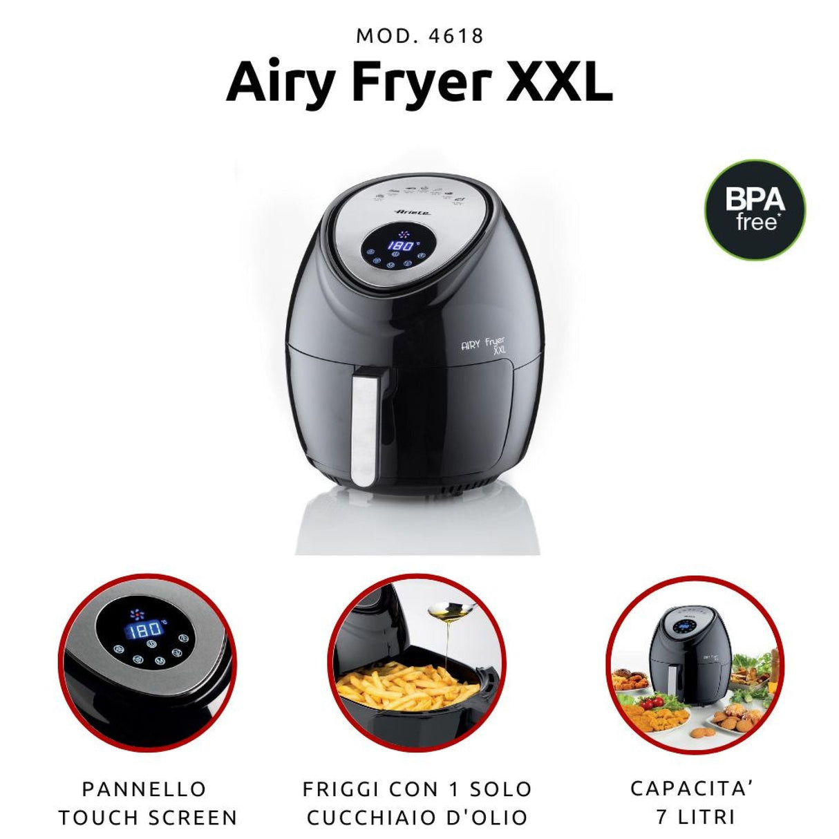Freidora Ariete Airfryer Xxl