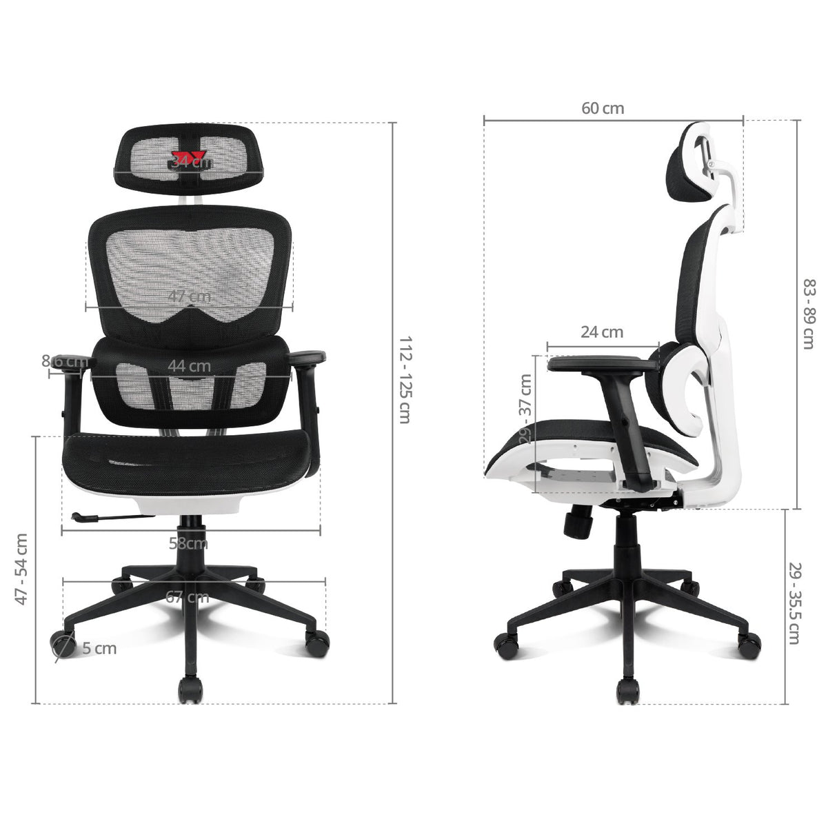 EAN 8436587975233 - DRIFT DRAIR200 silla para videojuegos Silla para videojuegos de PC Asiento de malla Negro imagen 10