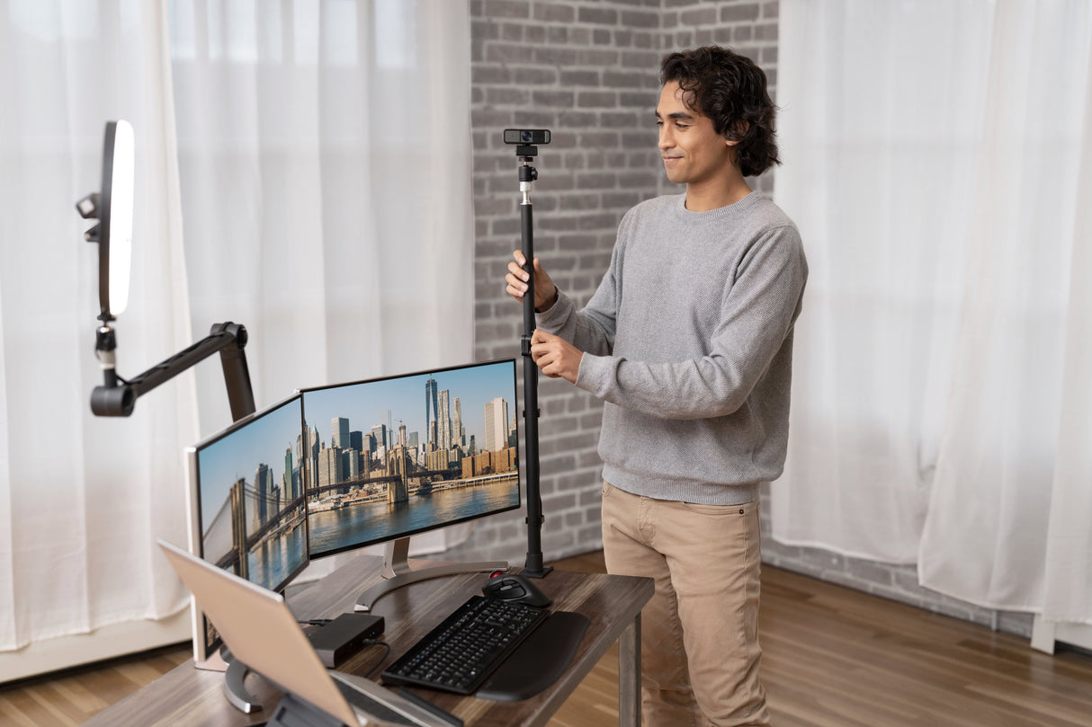 Soporte Telescpico A1000 Forma C Para Micrfonos/Webcams